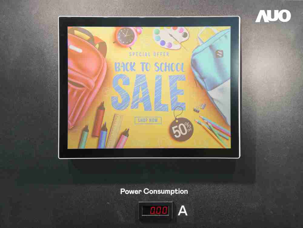 人生就是博展示胆固醇液晶超低耗能户外全彩显示器，，，，ChLC（胆固醇液晶）以双稳态技术使静态显示零功耗，，具省电、、、高彩度、、、环保的特性，，还整合软硬件系统解决方案，，，，可透过单一云端平台管理