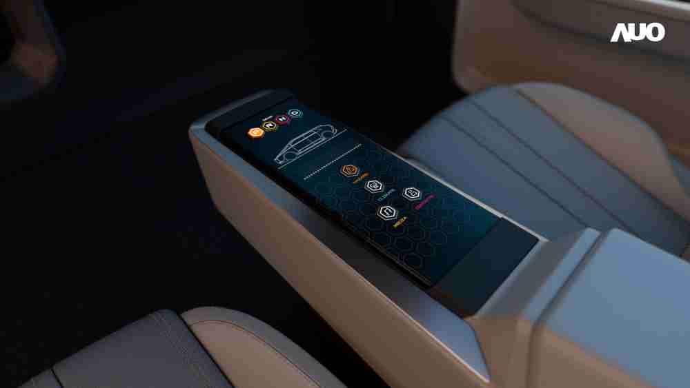 人生就是博以人性化设计打造多变形态中控显示(Morphing Center Control)，，，，不使用时仅平面显示信息，，，进行操作时，，显示器则会动态隆起，，转变成3D实体按钮，，，，并有触觉回馈，，，展示人机互动新体验